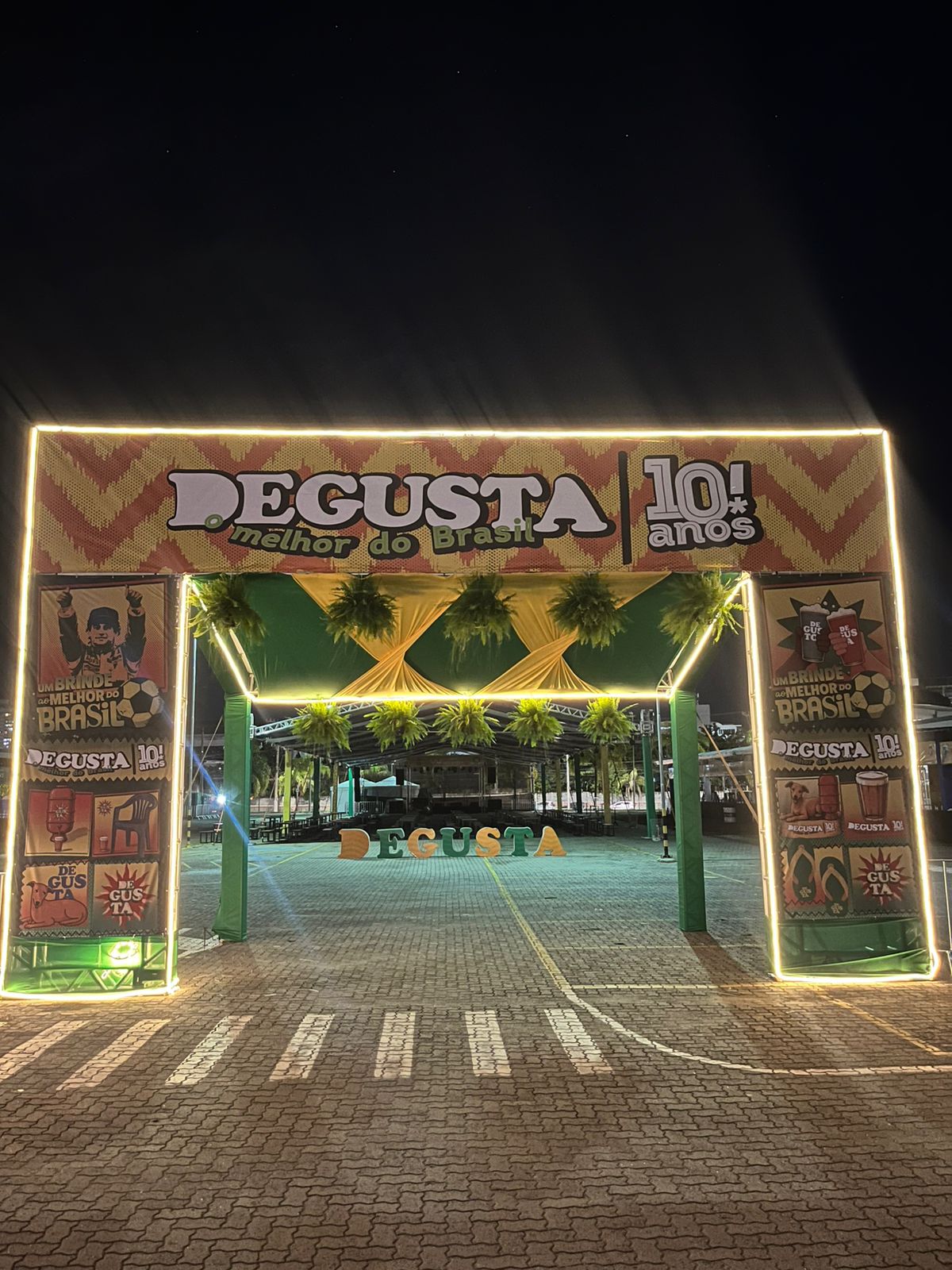Festival Degusta - decoração com 10 anos de história